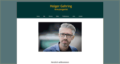 Desktop Screenshot of holgergehring.de