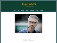 Tablet Screenshot of holgergehring.de